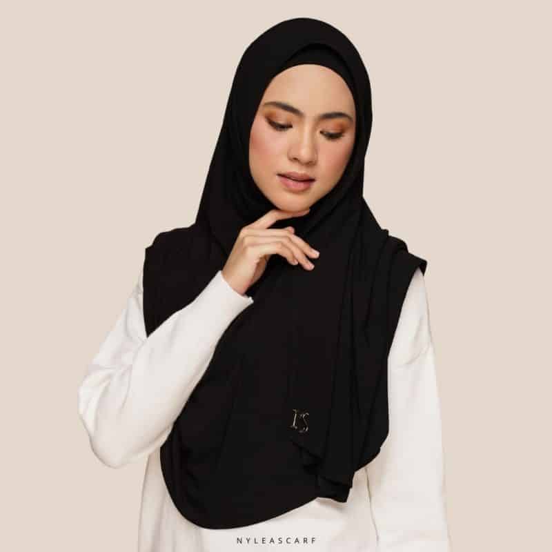 Nyleascarf Melur Express With Inner In Charcoal