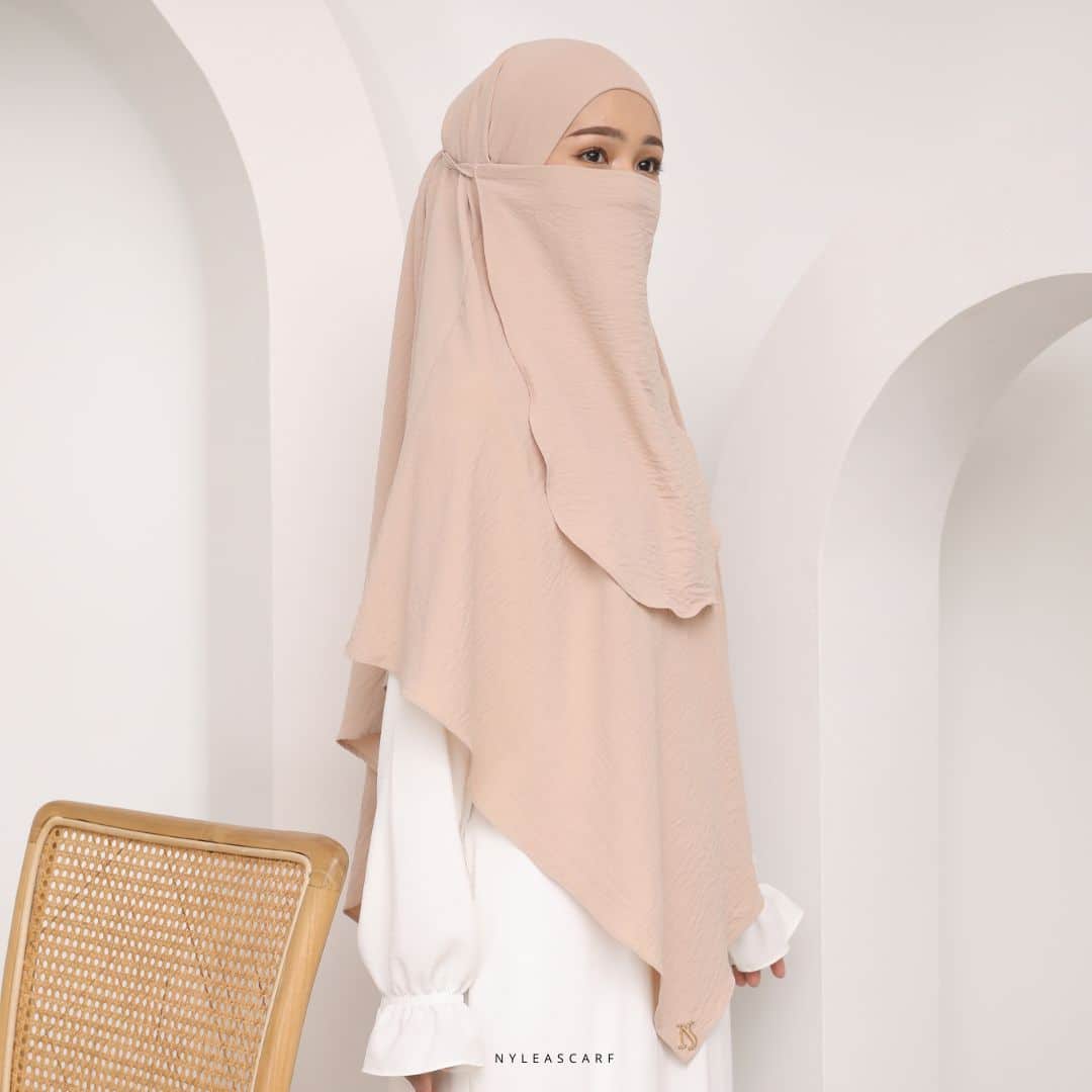 Litup Khimar In Tortilla - Nyleascarf