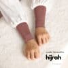 Hijrah Handsock In Teracotta - Premium Non-Slip Breathable Cotton for Muslimah".